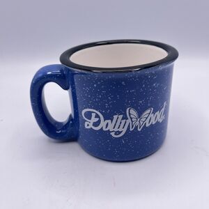 Blue Speckled Ceramic Camping Mug Dollywood